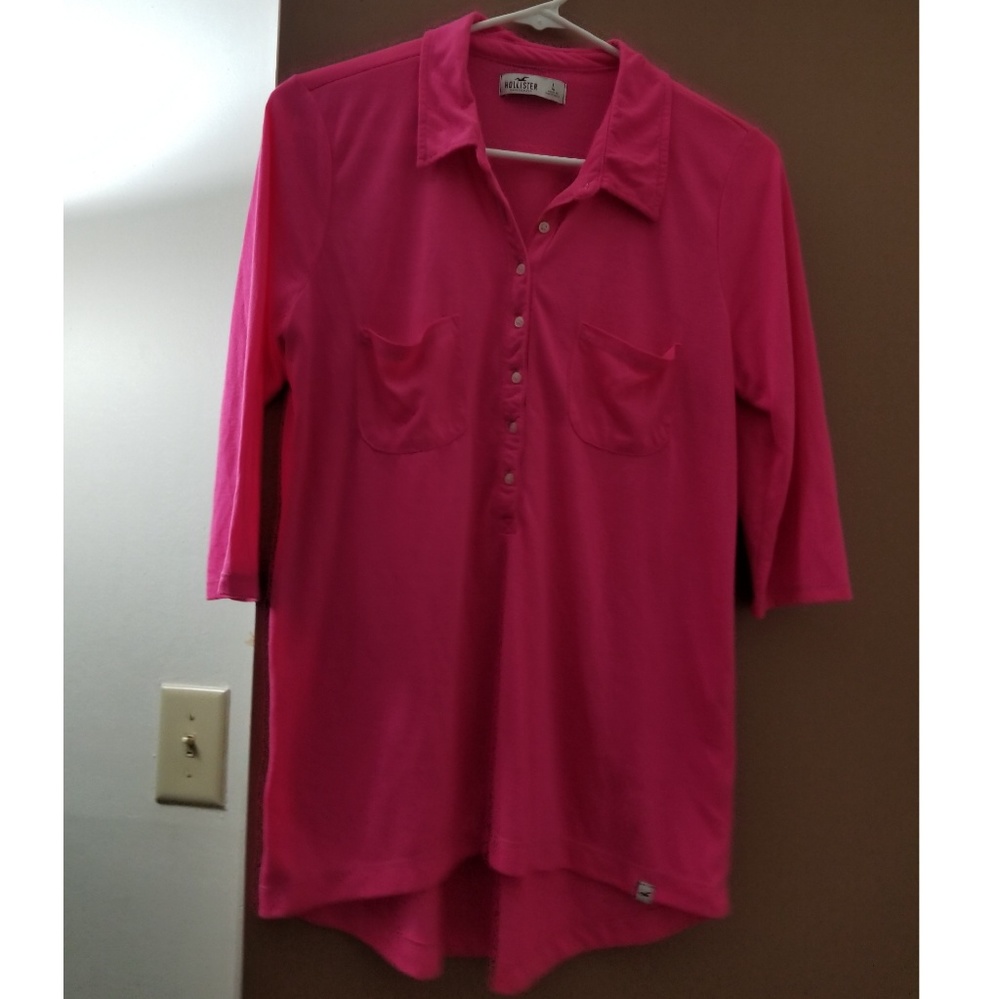 🌻B1G2📚Pink Hollister Co. top